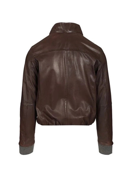Bomber in pelle