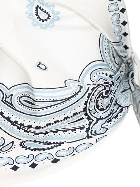 Top a foulard stampa "Arabesque"