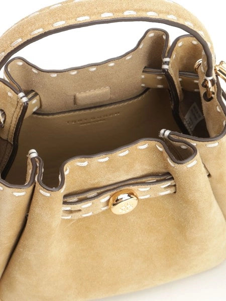 Borsa a secchiello Romy in suede