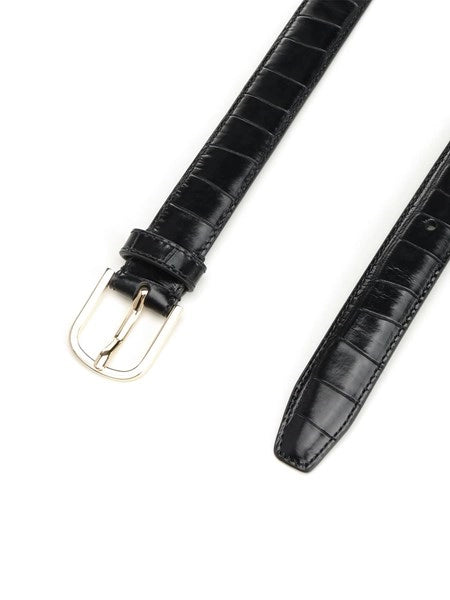 Cintura sottile in pelle