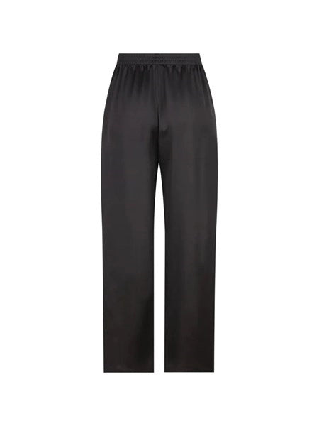 Pantaloni in raso di seta