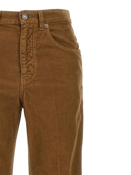 Pantaloni "Clyde" in velluto