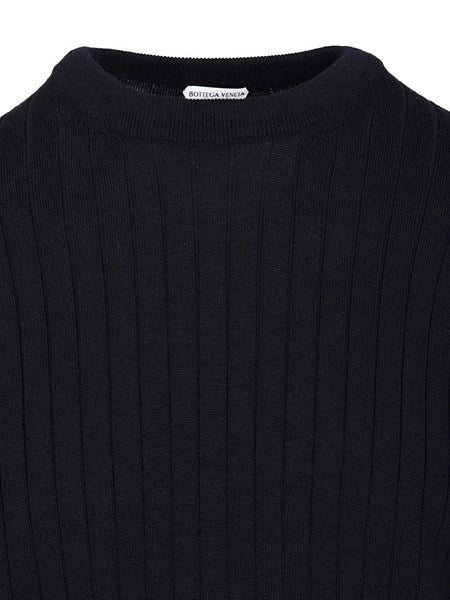 Maglione in lana a coste