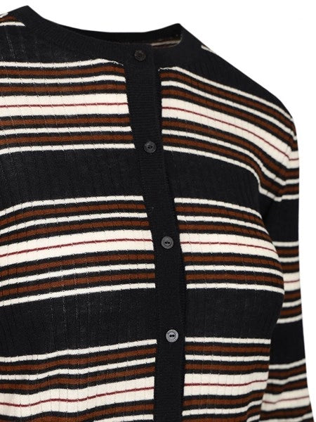 Cardigan girocollo