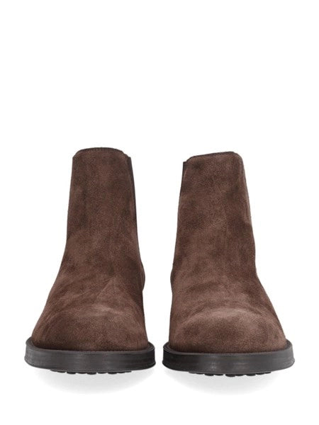 Stivaletto Chelsea in Pelle Scamosciata