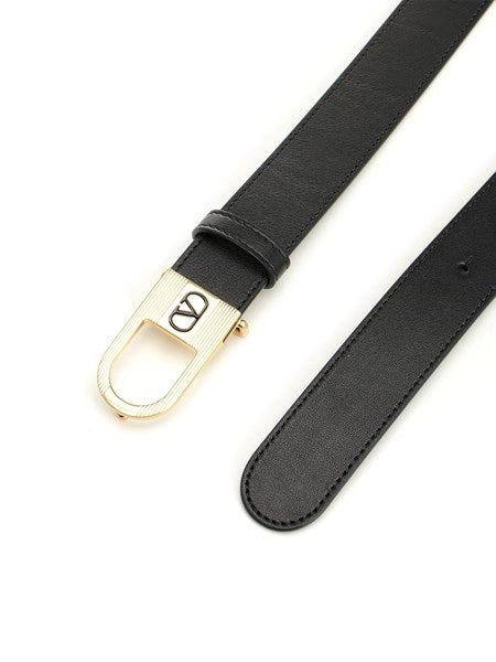 Cintura in pelle VLogo Signature