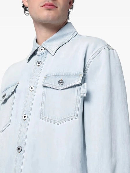 Overshirt in denim Extra Bleach