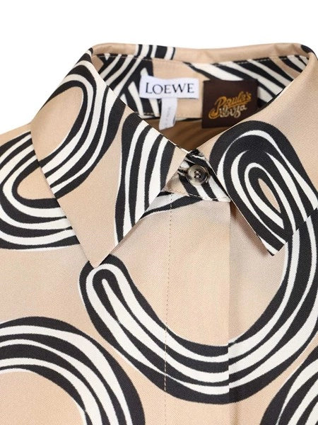 Camicia a palloncino in seta