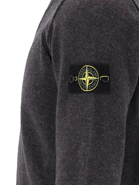 Maglione con zip corta