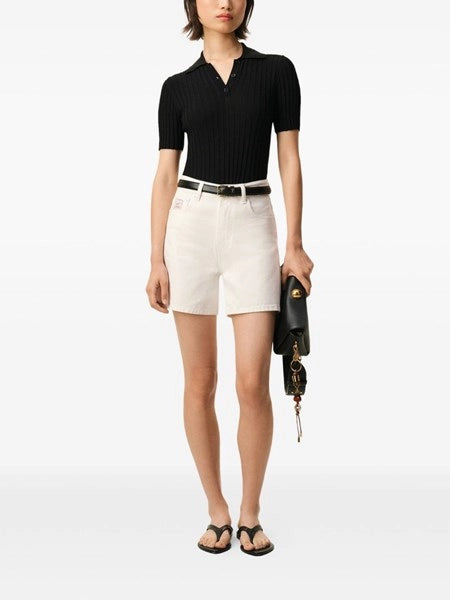 Shorts in twill di cotone