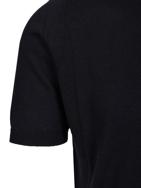 Polo in seta e cashmere