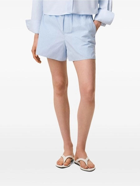 Shorts in popelin di cotone