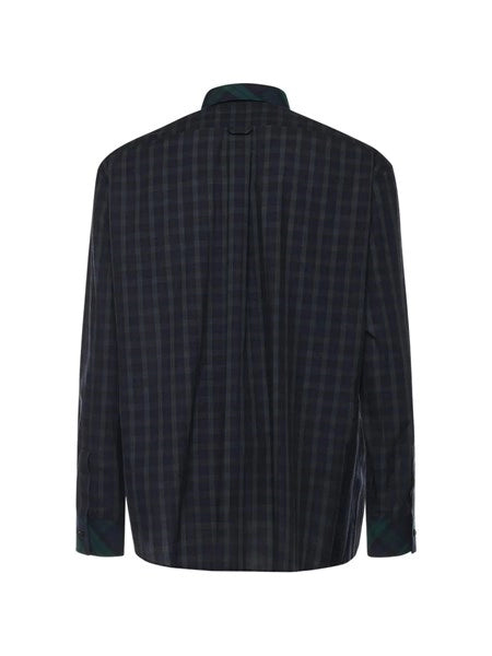 Camicia in cotone a quadri