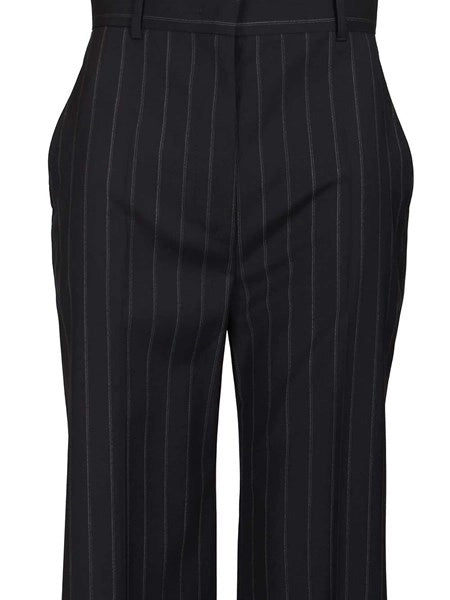 Pantalone in lana gessata