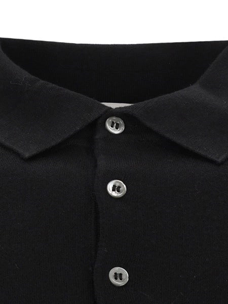 Polo in seta e cashmere
