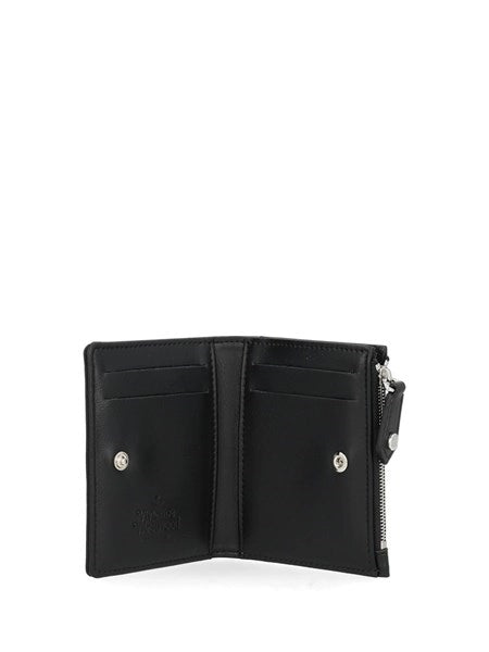 Porta carte sottile con patta