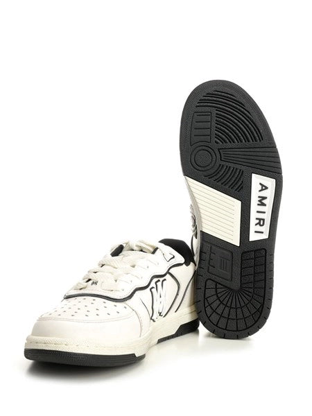 Sneakers Newport in pelle bianca
