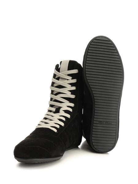 SNEAKERS ALTE MINIMALISTE TRAPUNTATE