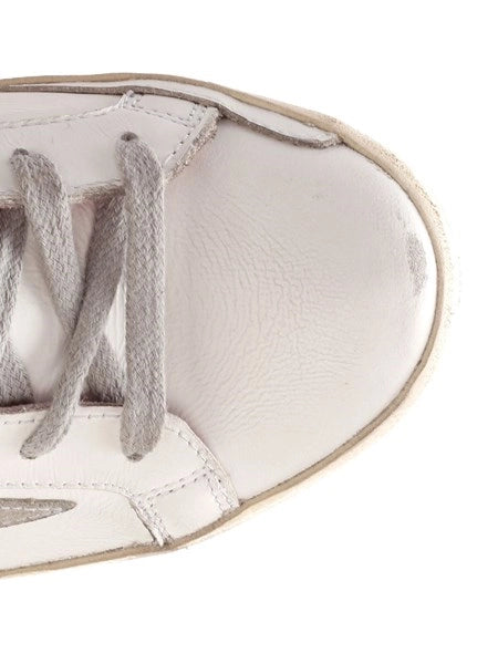 Sneaker "Super Star" bianco e rosa