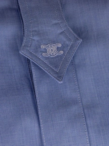 abito a camicia in popeline di cotone