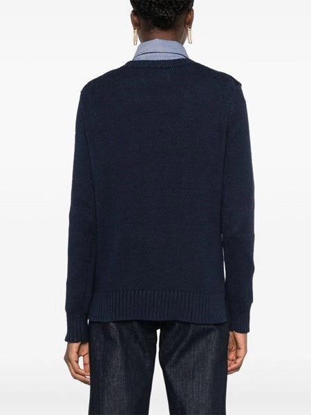 Maglia Polo Bear in cotone e lino