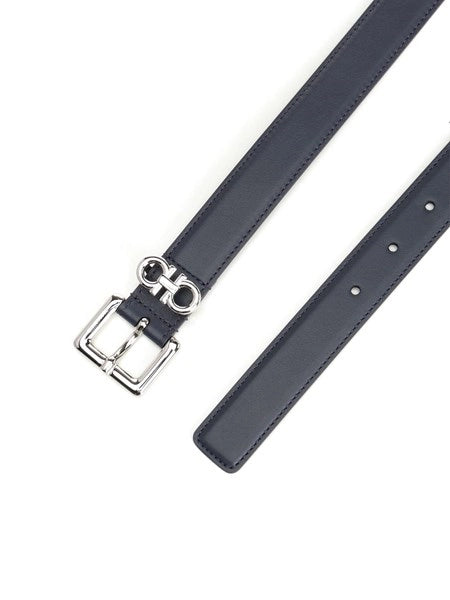 Cintura classica in pelle
