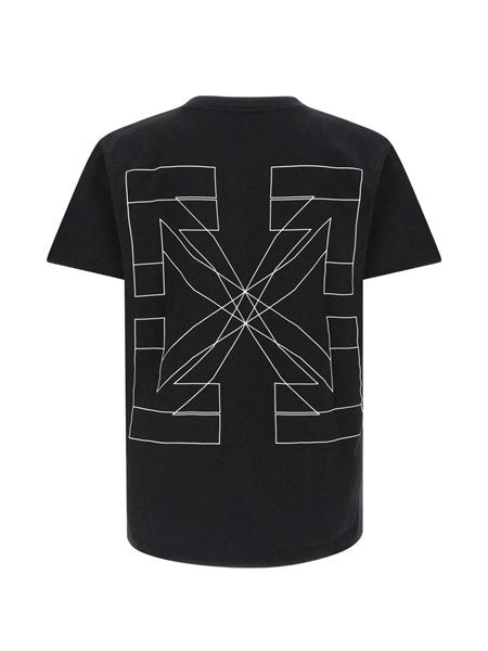 Outline Double Arrow Slim T-shirt