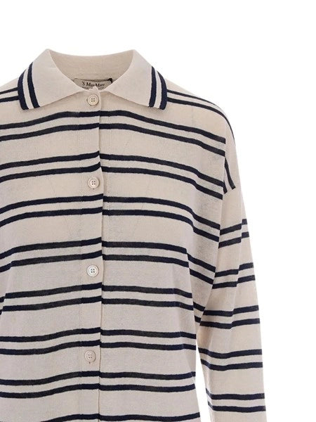 Cardigan in filato di lino