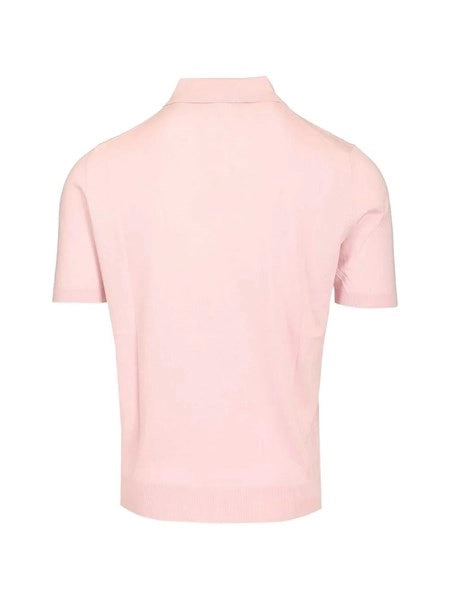 Polo in seta e cashmere