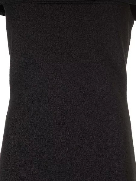 Abito midi con spalle scoperte