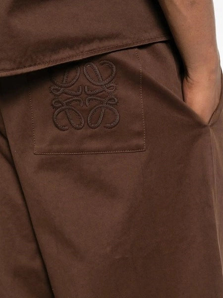 Pantaloni con coulisse in cotone