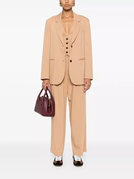 viscose wool chic twill jacket