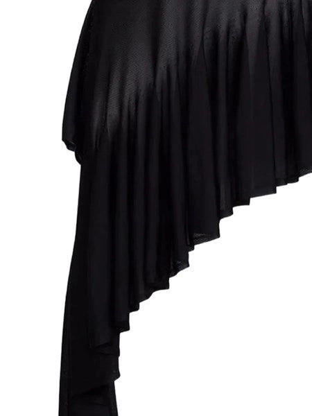 Top asimmetrico con godet
