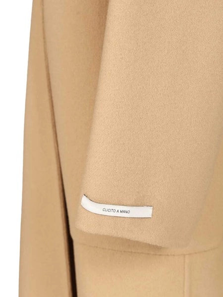 Cappotto a vestaglia in pura lana