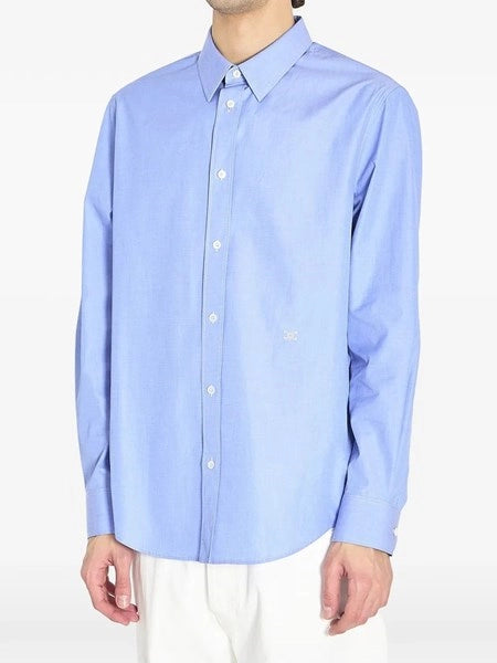 Camicia classica in popeline di cotone
