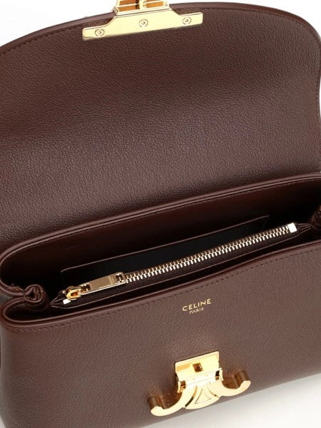Borsa Nino Teen in pelle granata