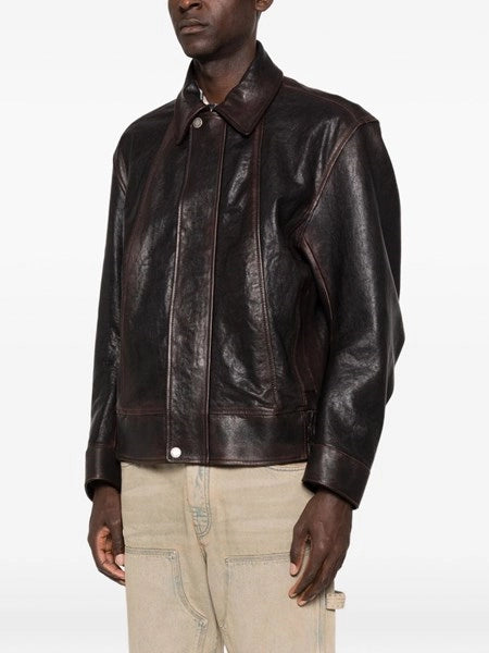 Giacca bomber in nappa