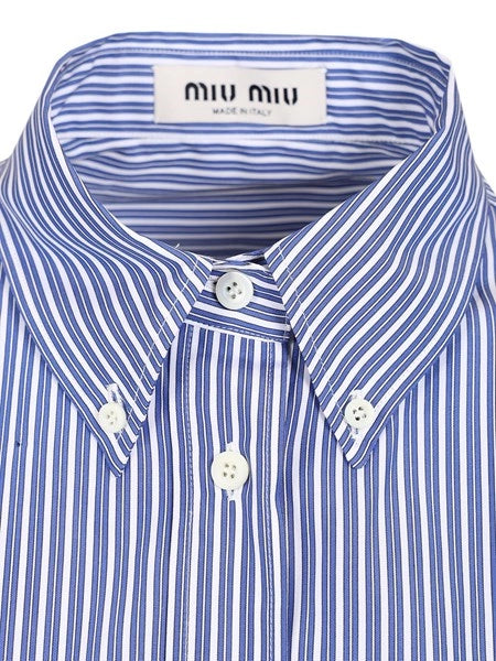 Camicia in popeline con logo