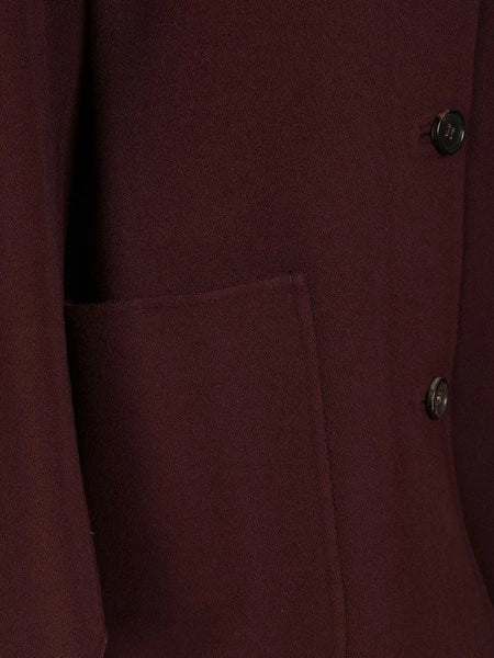 Cappotto corto in drap di lana