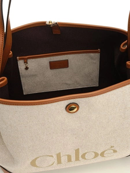 Borsa Chloé Clover in tela