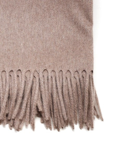 Plaid beige in cashmere