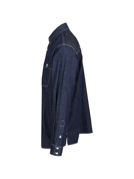 Giacca camicia in denim