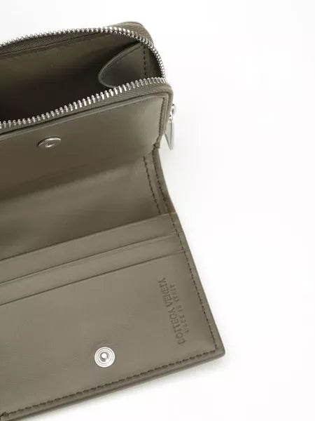 Portafoglio Intrecciato Stamp Bi-fold