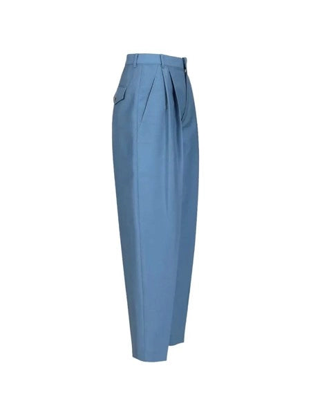 pantaloni montauk in lana e mohair