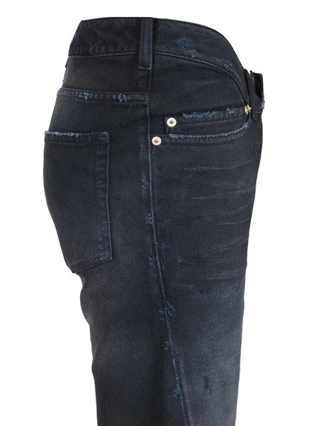 Jeans a vita curva