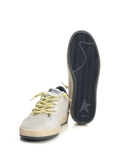 BALLSTAR SUEDE UPPER TOE AND SPUR LEATHER STAR AND HEEL