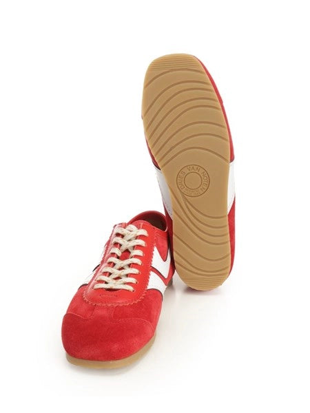 Sneakers in pelle e suede