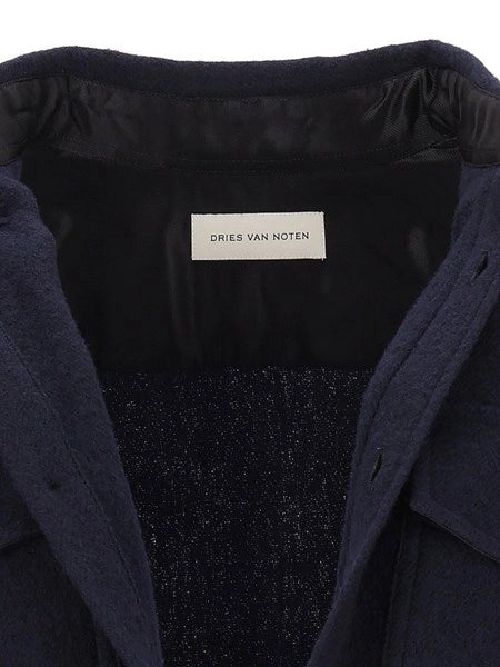 Giacca camicia in lana