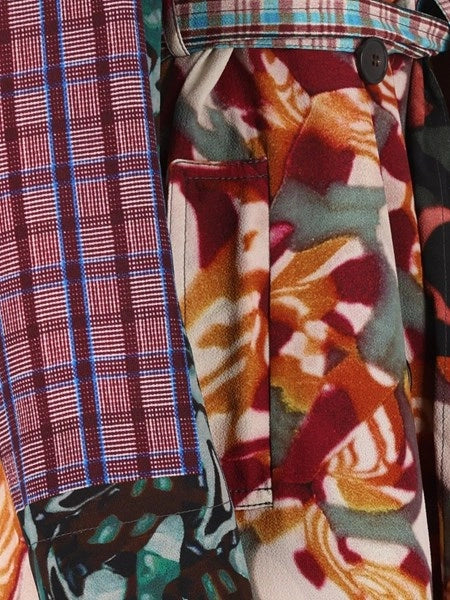 Cappotto in chiffon stampato Rolana