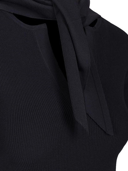Maglia con foulard